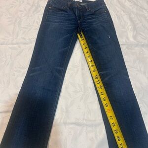 LOFT Dark Blue Women's Straight Leg Jeans